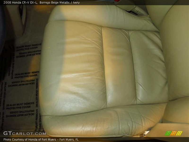 Borrego Beige Metallic / Ivory 2008 Honda CR-V EX-L