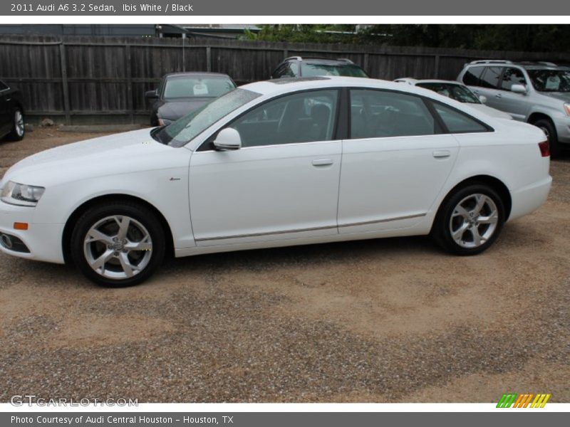 Ibis White / Black 2011 Audi A6 3.2 Sedan