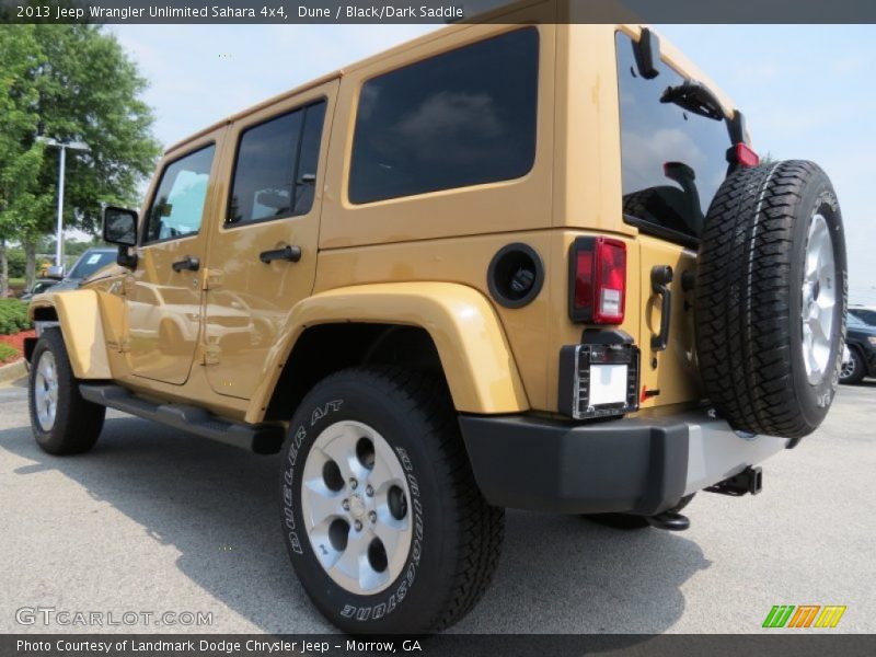 Dune / Black/Dark Saddle 2013 Jeep Wrangler Unlimited Sahara 4x4
