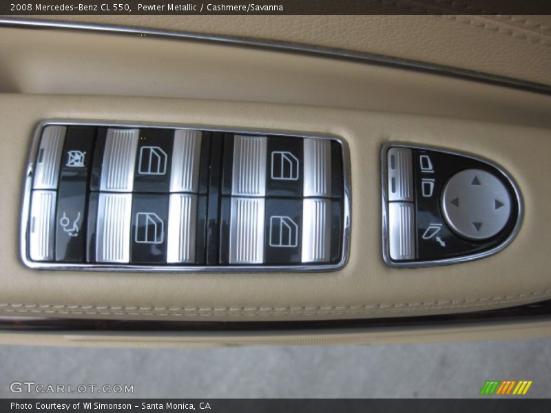 Pewter Metallic / Cashmere/Savanna 2008 Mercedes-Benz CL 550