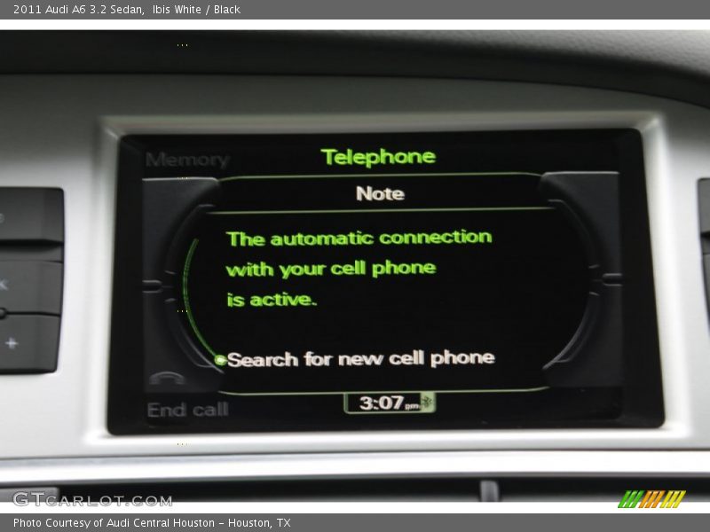 Ibis White / Black 2011 Audi A6 3.2 Sedan