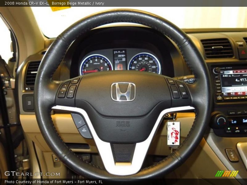 Borrego Beige Metallic / Ivory 2008 Honda CR-V EX-L