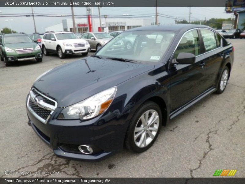 Deep Indigo Pearl / Ivory 2014 Subaru Legacy 2.5i Premium