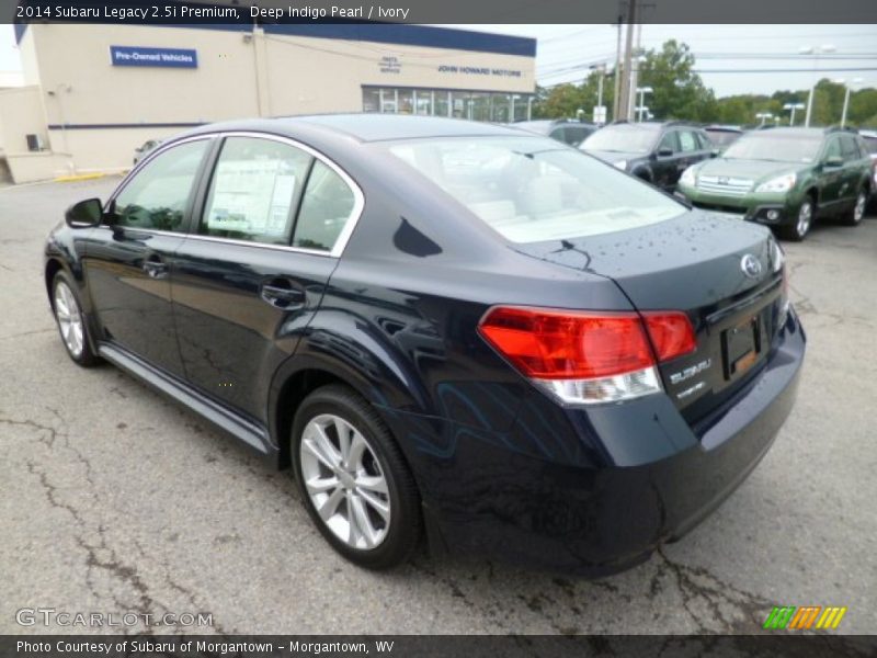 Deep Indigo Pearl / Ivory 2014 Subaru Legacy 2.5i Premium