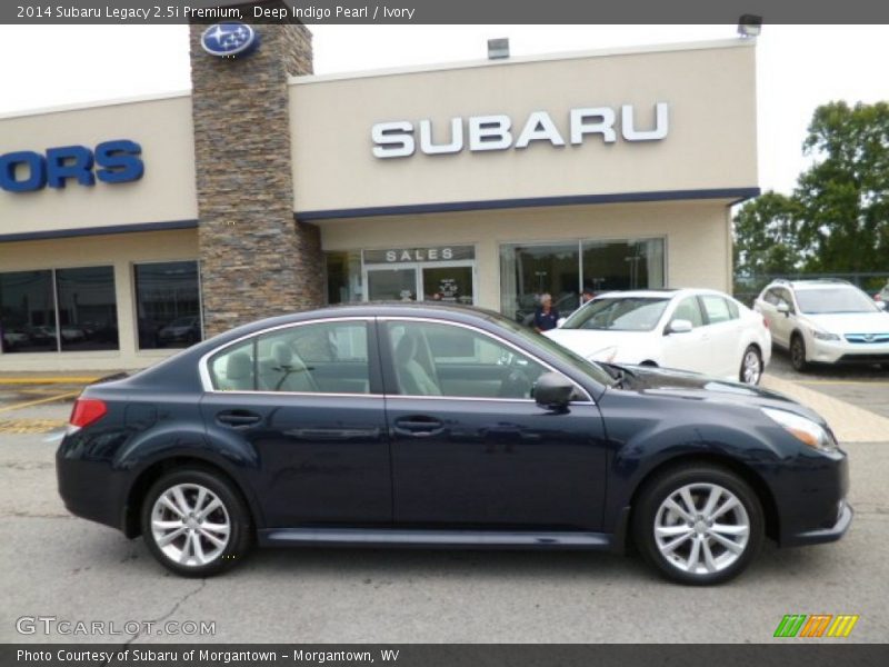 Deep Indigo Pearl / Ivory 2014 Subaru Legacy 2.5i Premium