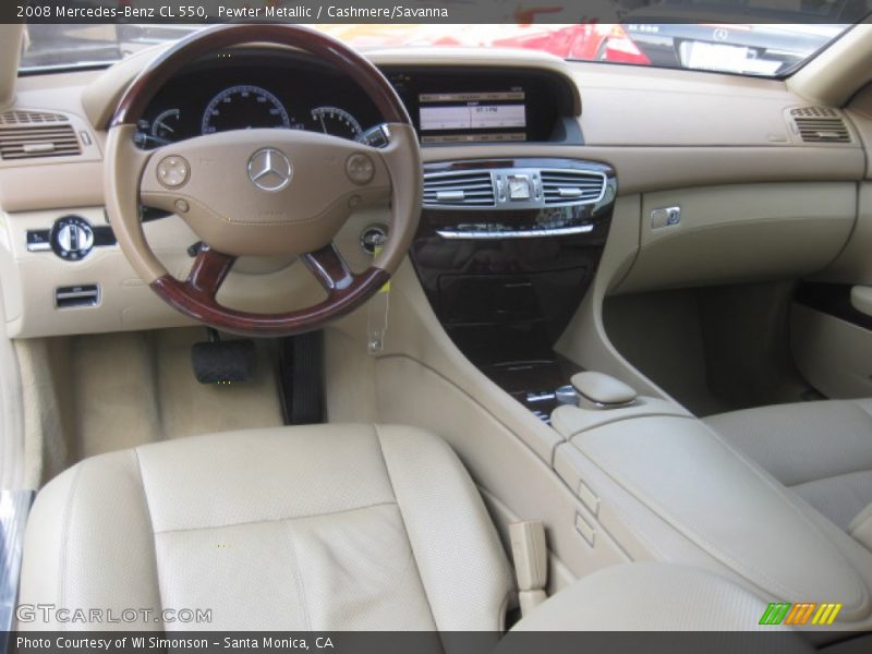 Pewter Metallic / Cashmere/Savanna 2008 Mercedes-Benz CL 550