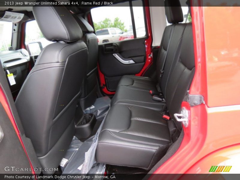 Flame Red / Black 2013 Jeep Wrangler Unlimited Sahara 4x4