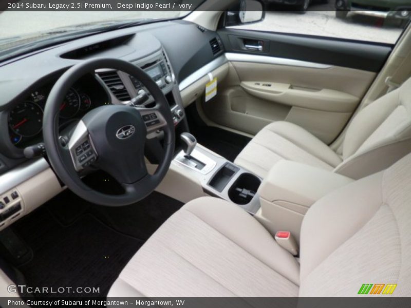 Deep Indigo Pearl / Ivory 2014 Subaru Legacy 2.5i Premium