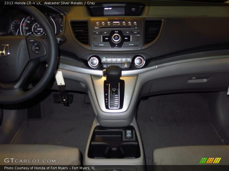 Alabaster Silver Metallic / Gray 2013 Honda CR-V LX