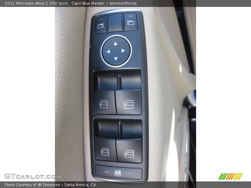 Capri Blue Metallic / Almond/Mocha 2011 Mercedes-Benz C 300 Sport