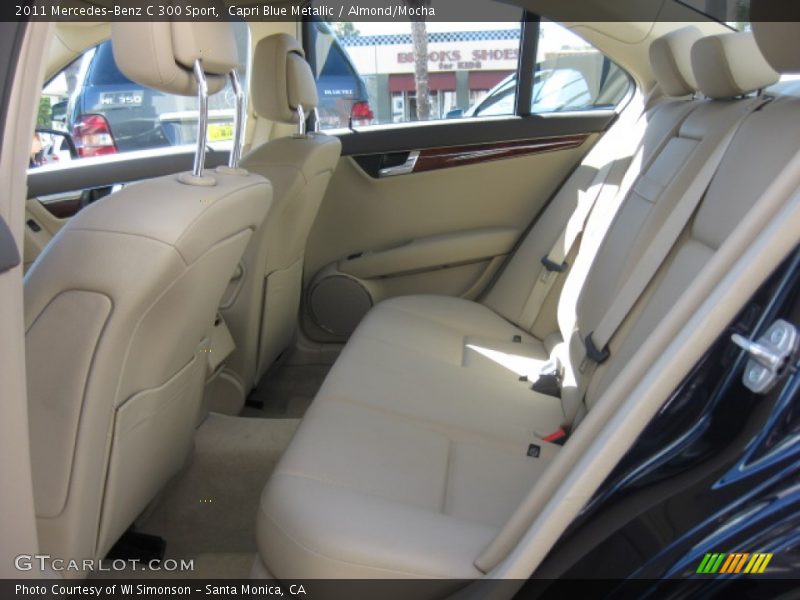 Capri Blue Metallic / Almond/Mocha 2011 Mercedes-Benz C 300 Sport