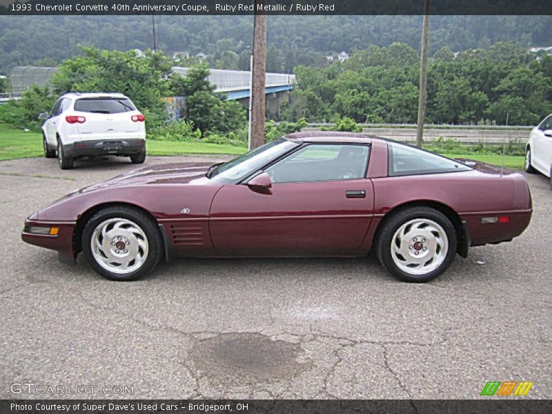  1993 Corvette 40th Anniversary Coupe Ruby Red Metallic