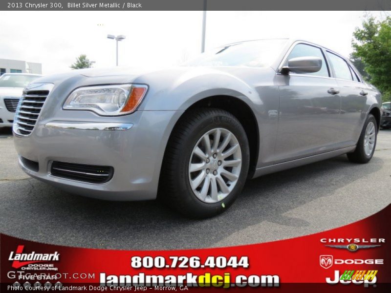 Billet Silver Metallic / Black 2013 Chrysler 300