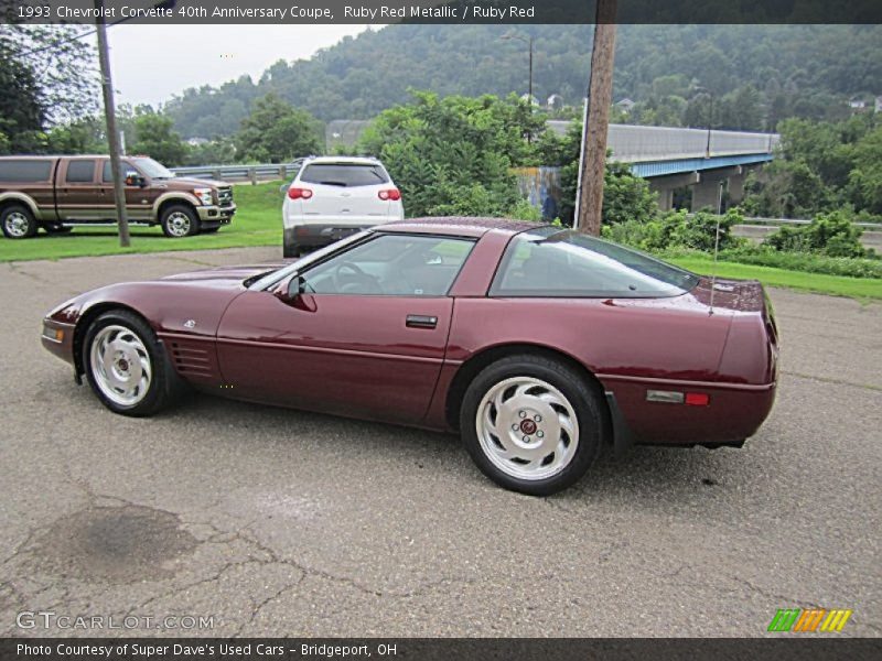 Ruby Red Metallic / Ruby Red 1993 Chevrolet Corvette 40th Anniversary Coupe