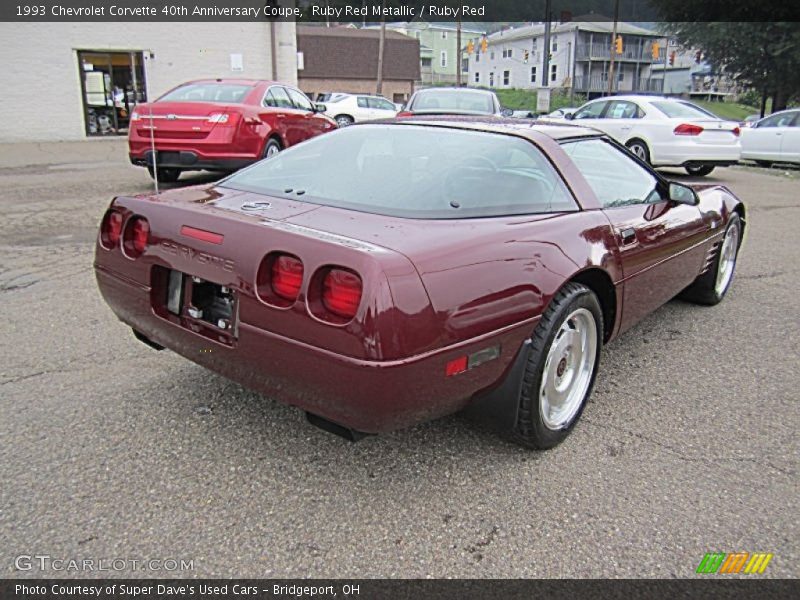 Ruby Red Metallic / Ruby Red 1993 Chevrolet Corvette 40th Anniversary Coupe