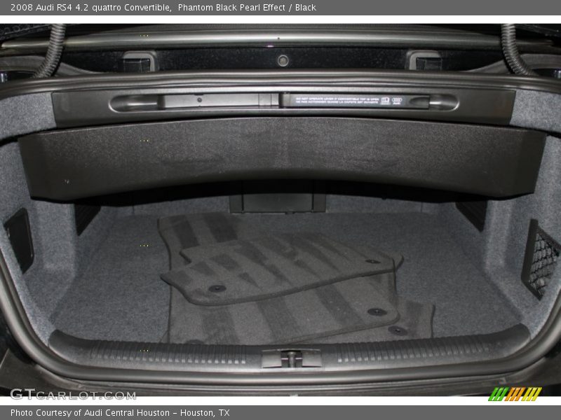 Phantom Black Pearl Effect / Black 2008 Audi RS4 4.2 quattro Convertible