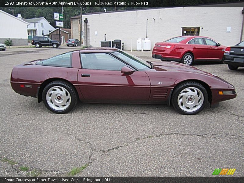Ruby Red Metallic / Ruby Red 1993 Chevrolet Corvette 40th Anniversary Coupe