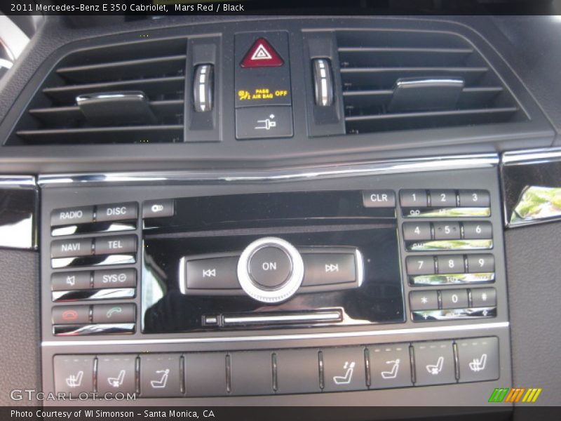 Mars Red / Black 2011 Mercedes-Benz E 350 Cabriolet