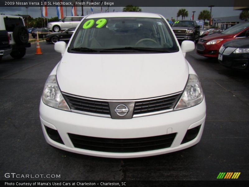 Fresh Powder / Beige 2009 Nissan Versa 1.8 SL Hatchback