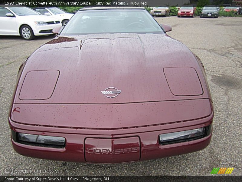 Ruby Red Metallic / Ruby Red 1993 Chevrolet Corvette 40th Anniversary Coupe