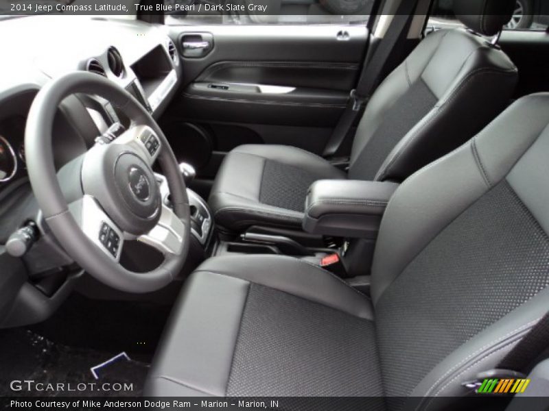 Front Seat of 2014 Compass Latitude