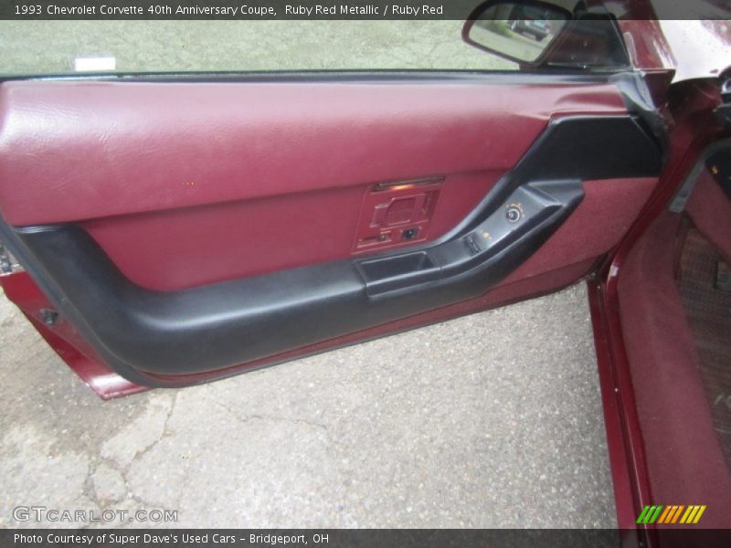 Ruby Red Metallic / Ruby Red 1993 Chevrolet Corvette 40th Anniversary Coupe