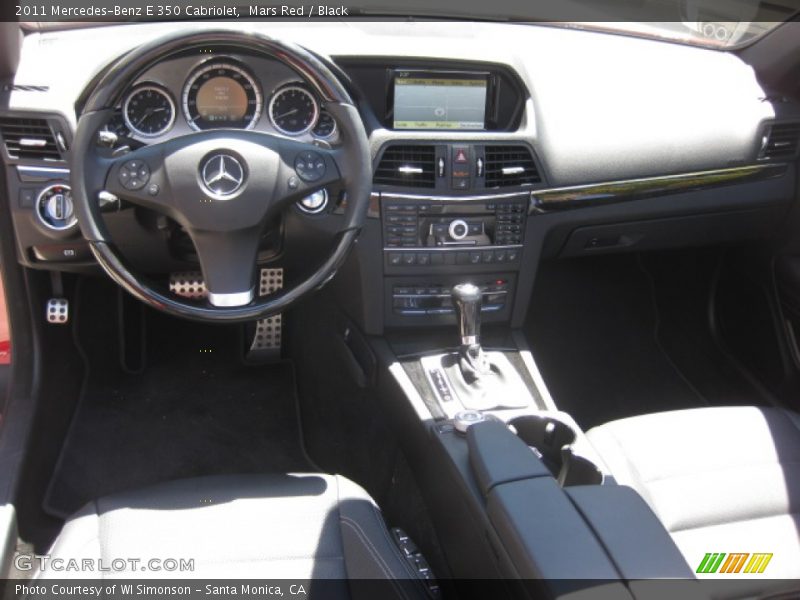 Mars Red / Black 2011 Mercedes-Benz E 350 Cabriolet