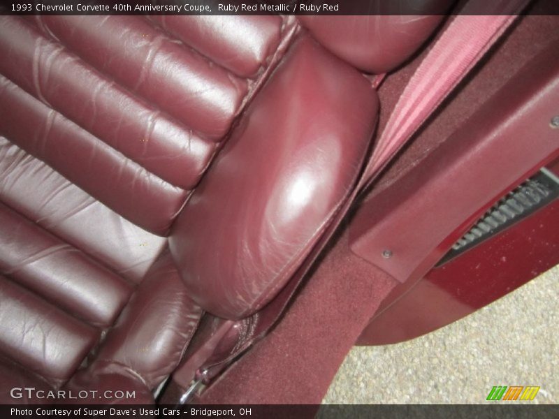 Ruby Red Metallic / Ruby Red 1993 Chevrolet Corvette 40th Anniversary Coupe