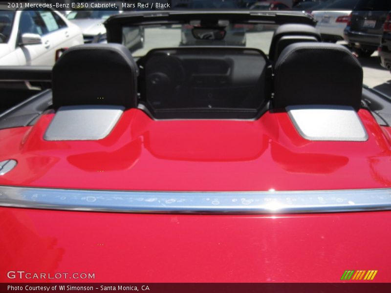 Mars Red / Black 2011 Mercedes-Benz E 350 Cabriolet