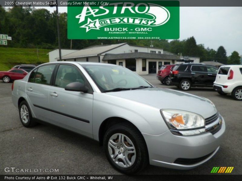 Galaxy Silver Metallic / Gray 2005 Chevrolet Malibu Sedan