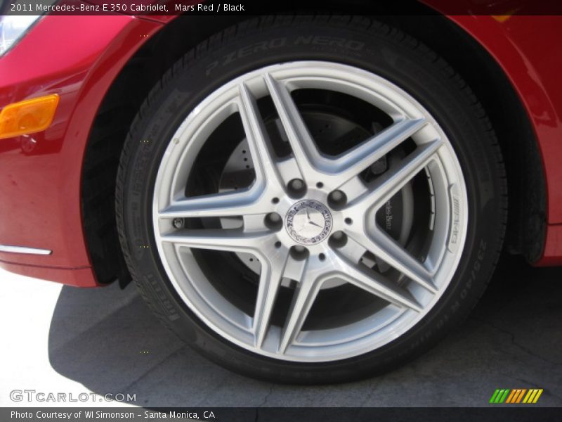 Mars Red / Black 2011 Mercedes-Benz E 350 Cabriolet