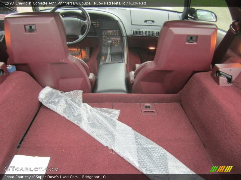 Ruby Red Metallic / Ruby Red 1993 Chevrolet Corvette 40th Anniversary Coupe