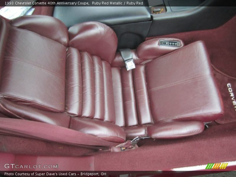 Ruby Red Metallic / Ruby Red 1993 Chevrolet Corvette 40th Anniversary Coupe