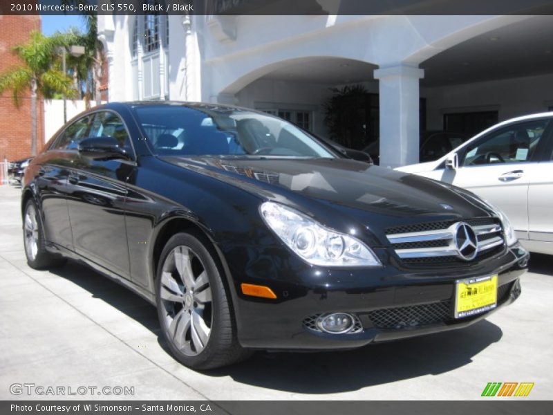 Black / Black 2010 Mercedes-Benz CLS 550