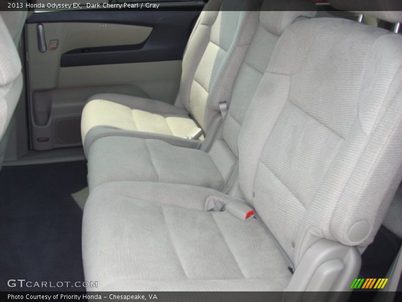Dark Cherry Pearl / Gray 2013 Honda Odyssey EX