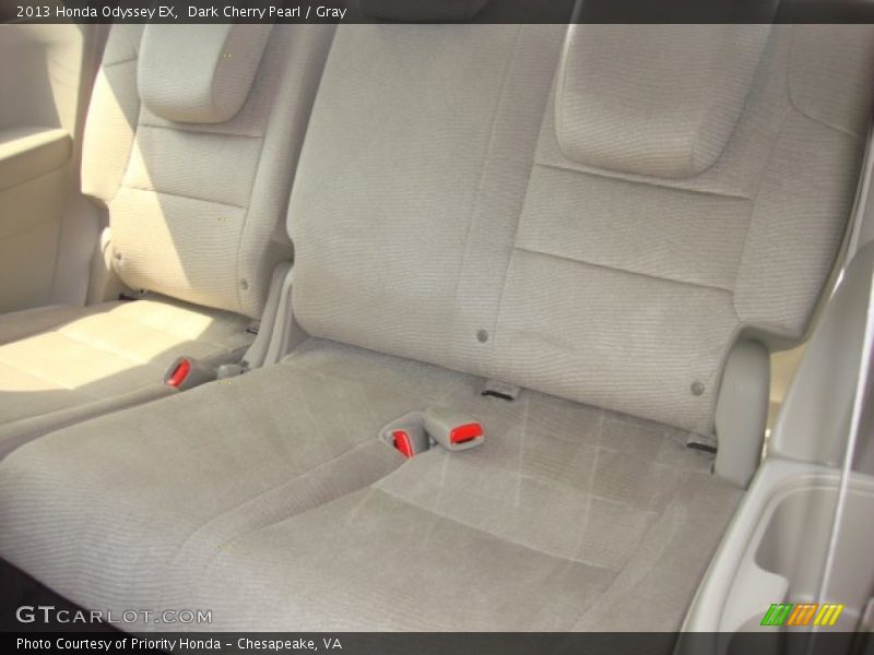 Dark Cherry Pearl / Gray 2013 Honda Odyssey EX