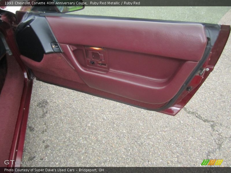 Door Panel of 1993 Corvette 40th Anniversary Coupe