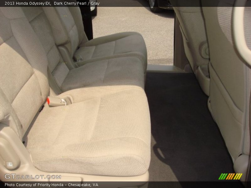 Dark Cherry Pearl / Gray 2013 Honda Odyssey EX