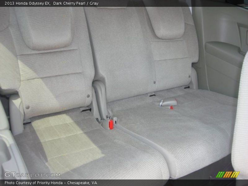 Dark Cherry Pearl / Gray 2013 Honda Odyssey EX