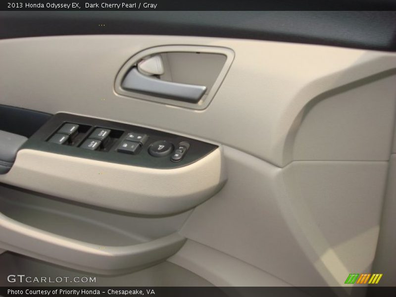 Dark Cherry Pearl / Gray 2013 Honda Odyssey EX