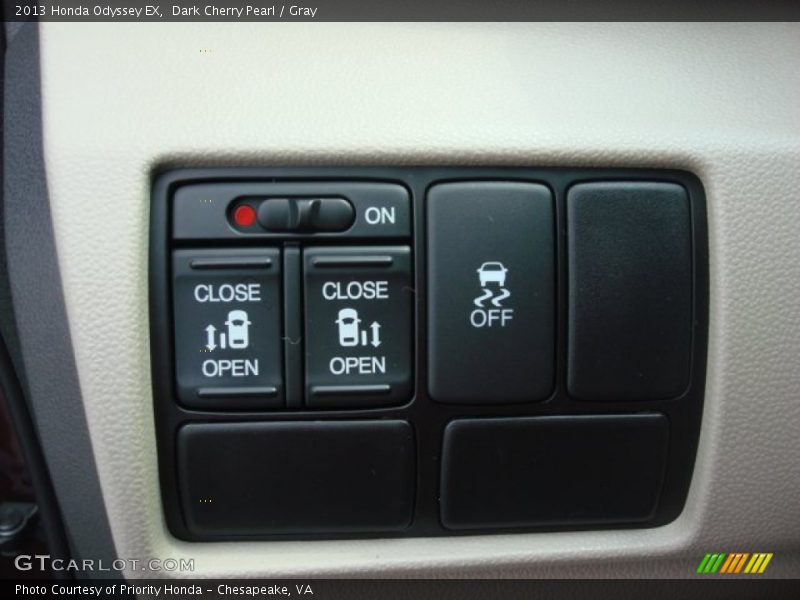 Dark Cherry Pearl / Gray 2013 Honda Odyssey EX