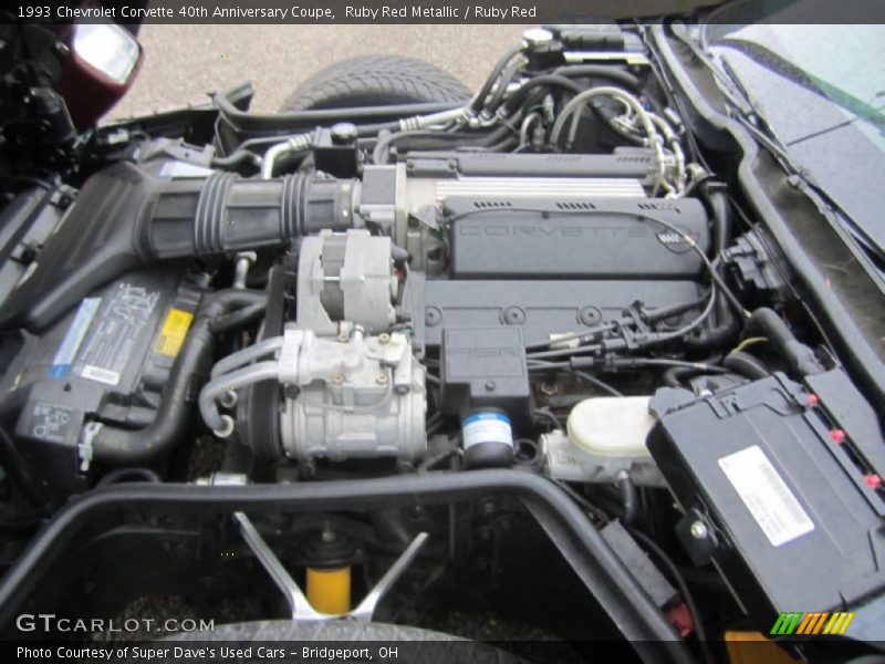  1993 Corvette 40th Anniversary Coupe Engine - 5.7 Liter OHV 16-Valve LT1 V8