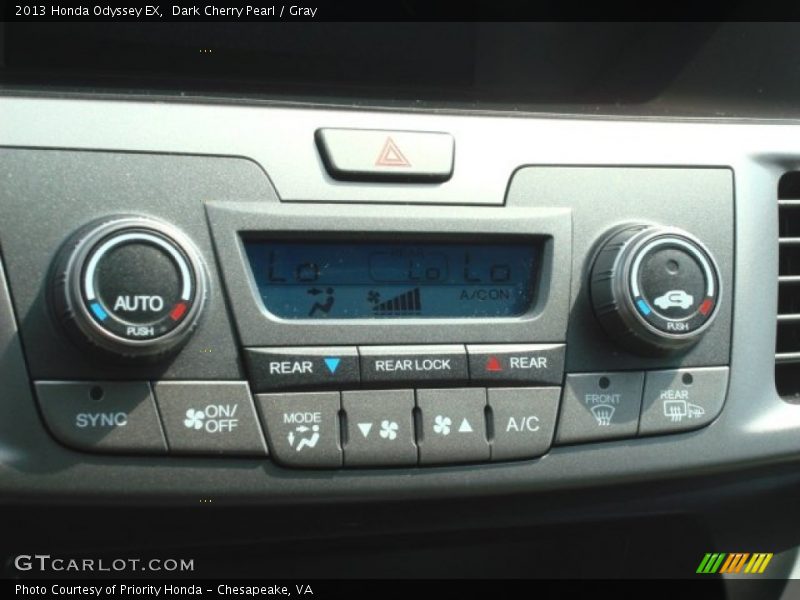 Dark Cherry Pearl / Gray 2013 Honda Odyssey EX