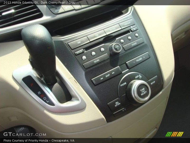 Dark Cherry Pearl / Gray 2013 Honda Odyssey EX