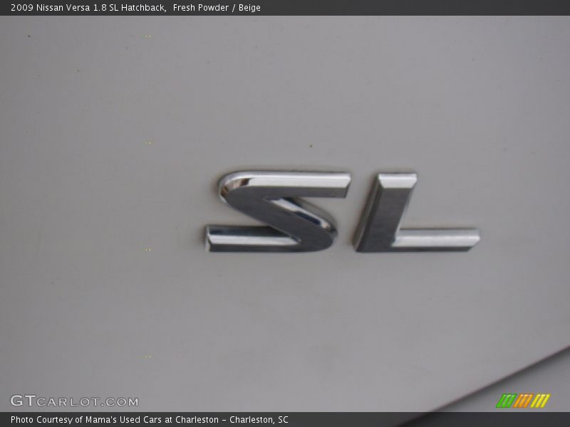 Fresh Powder / Beige 2009 Nissan Versa 1.8 SL Hatchback