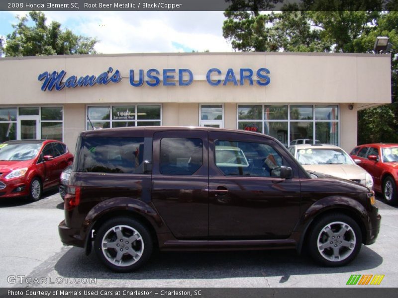 Root Beer Metallic / Black/Copper 2008 Honda Element SC