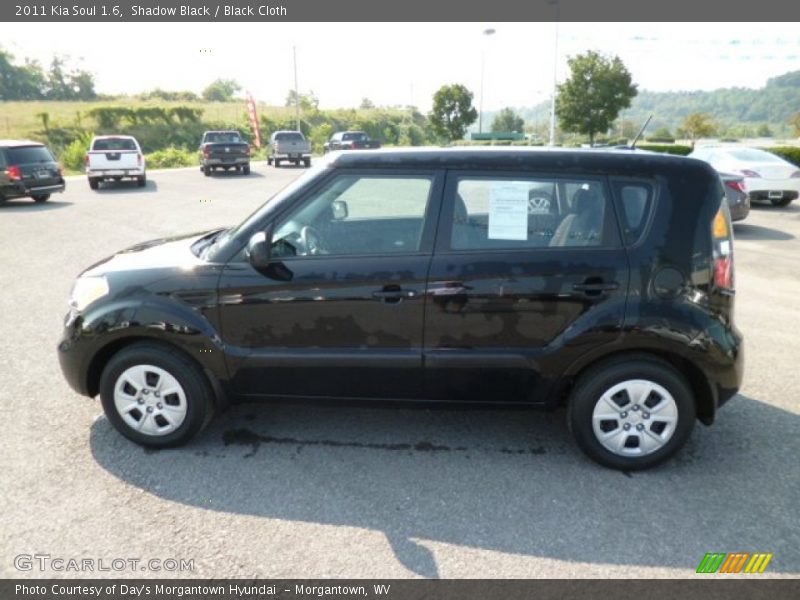 Shadow Black / Black Cloth 2011 Kia Soul 1.6