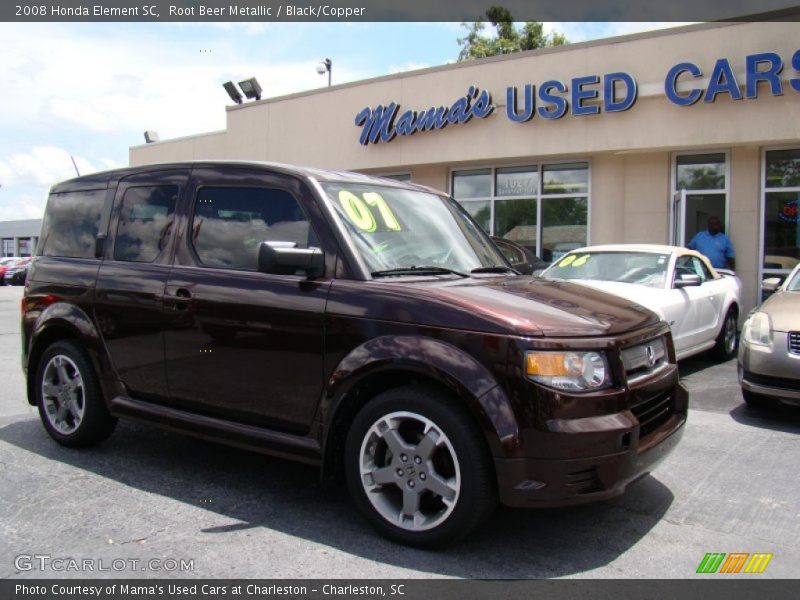 Root Beer Metallic / Black/Copper 2008 Honda Element SC