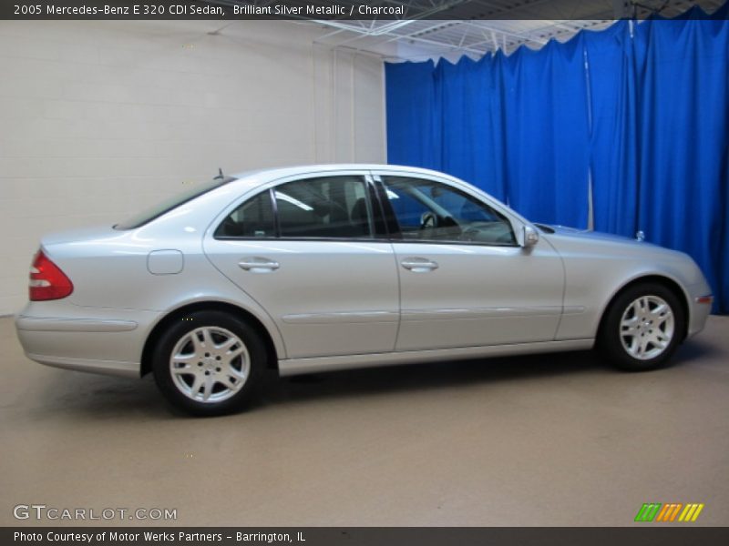 Brilliant Silver Metallic / Charcoal 2005 Mercedes-Benz E 320 CDI Sedan