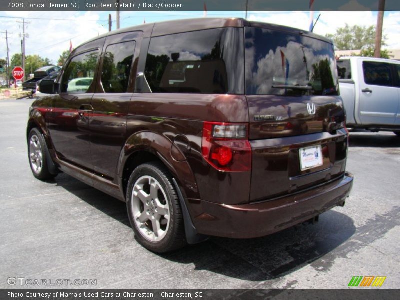 Root Beer Metallic / Black/Copper 2008 Honda Element SC